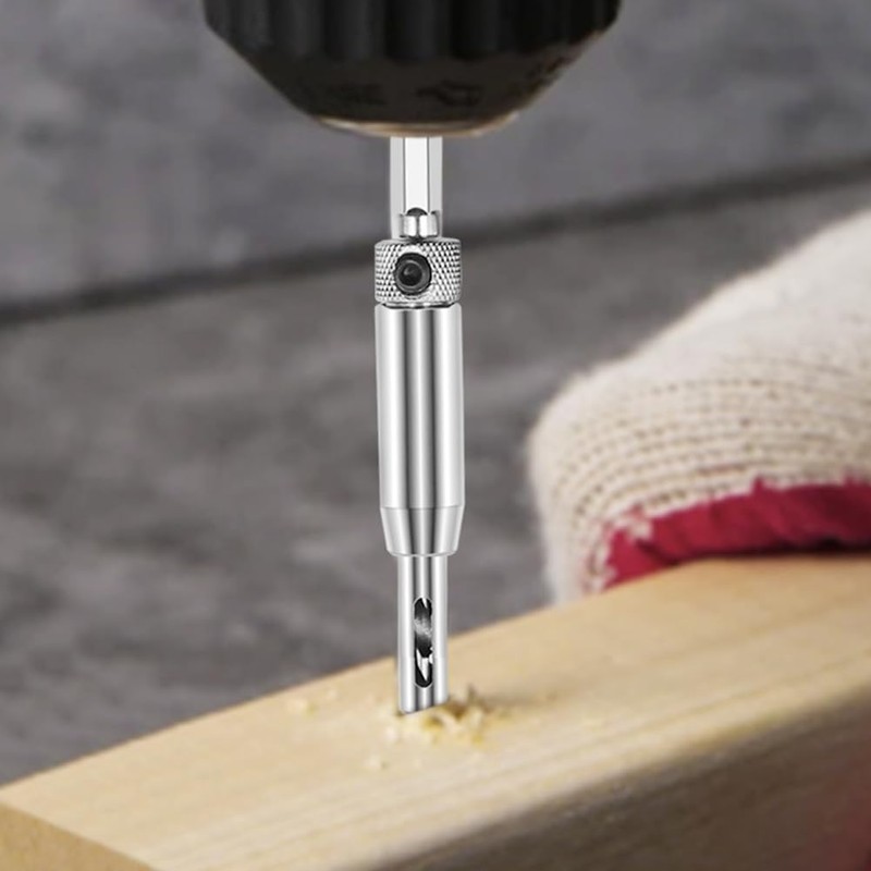 Ansodo 7Pcs Hinge Drill Bit Set, self centering drill bit,