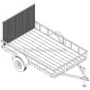 Johnson Trailer Parts 6′ 4" x 10′ Utility Trailer Plans