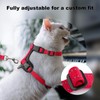 Plutus Pet Adjustable Cat Harness and Leash Set, Quick Release,