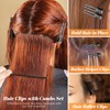 Double Prong Curl Clips, IKOCO 50 Pcs Pins Curls Setting