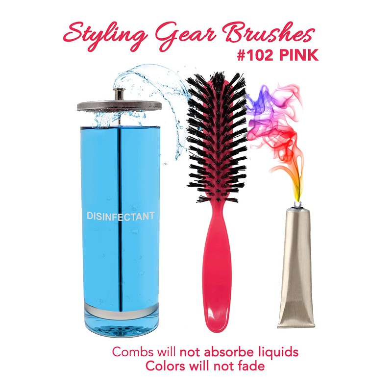 Styling Gear Cepillo Para Desenredar El Cabello Cerdas De Nailon