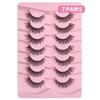 Cat Eye Lashes Light Short Eyelashes Natural Look Thin Band