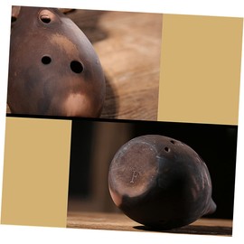 VICASKY 10 Hole Flute Tao Ocarina Ceramic Ancient Instrument Sound for Chinese Music Enthusiasts Random Style