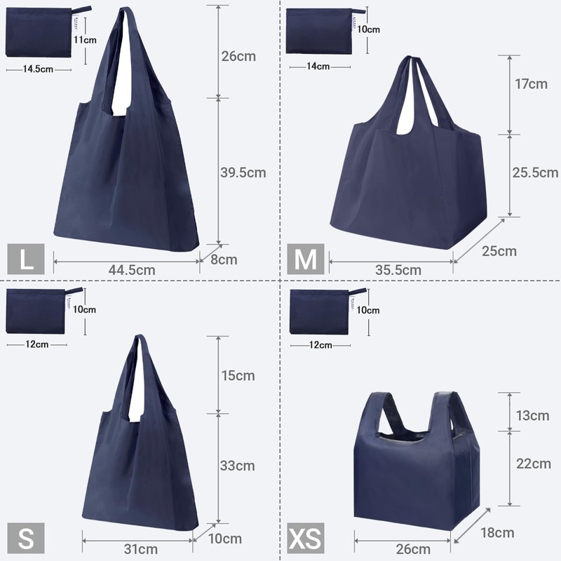 BIGHAS Eco Bag Shopping Bag Foldable Convenience Store Shopping Basket