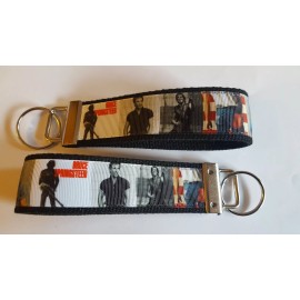 Bruce Springsteen Springsteen inspired 6" Keychain Key Fob Wrist Strap Key Ring Rock Music Merch