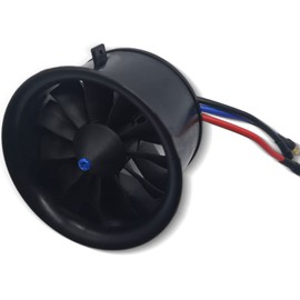 DD 64mm EDF 11 Blade with 3500KV RC Brushless Motor Balance Tested for 3S/4S RC Jet Airplane