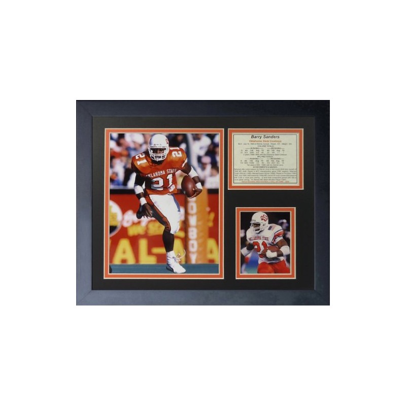Barry Sanders - OSU 11" x 14" Framed Photo Collage