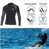 Wetsuit Men's 1.5mm Long Sleeve Jacket Front Zipper Amphibious Surfing