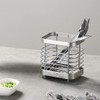 ANHORTS Utensil Holder, Stainless Steel Sink Utensil Holder Countertop, Kitchen
