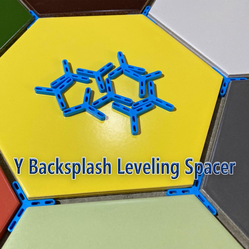 4.7mm (3/16") Hexagonal Tile Spacers 100 Pack Plastic Grout Spacers