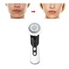 USB Muti Function Facial Massager Red Blue Led Heating Vibration