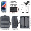 bvya Tactical Molle Pouch Multi-Purpose Compact Waist Pack Water-Resistant Small