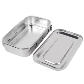 Stainless Steel Instrument Storage Hole Box with/without Holes Tools 6/8 / 9/11.5 Inchs Surgical Instruments Storage Box 4 Sizes for Choose