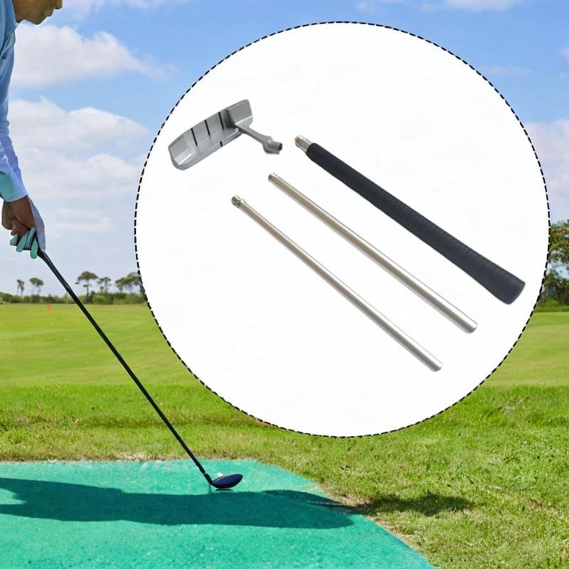 TISHITA Golf Putter Telescoping Golf Putter 3 Section Assembly Aluminum