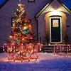 Outdoor Solar Garden Lamp Waterproof Solar Christmas Cane Stake Light