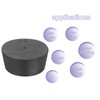 sourcing map Rubber Tapered Plug 48mm to 56mm Solid Test