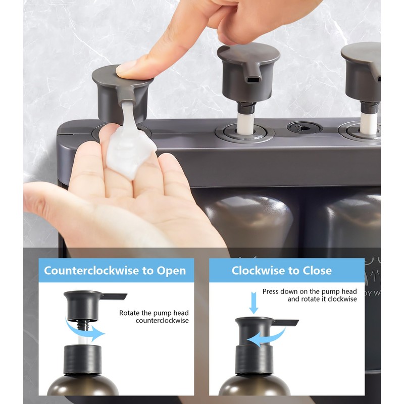 Shampoo Dispense for Shower, Shower Soap Dispenser Wall Mounted, Shower