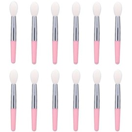 Cabilock Pincel para Bálsamo Labial de Silicona 12 Piezas Aplicación Precisa y Fácil de Llevar para Uso Profesional y Aficionados al Maquillaje
