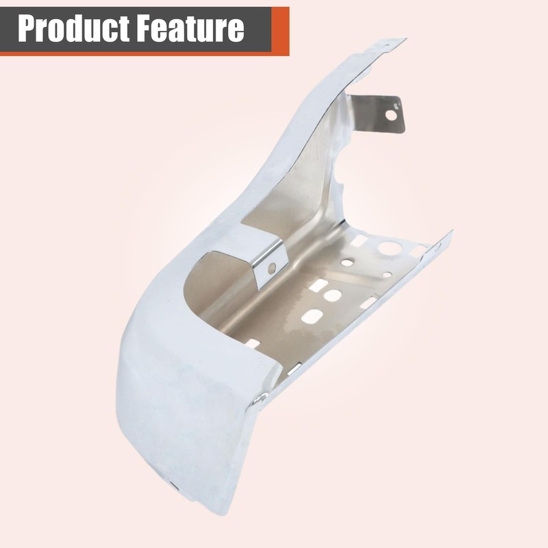 labwork Chrome Rear Bumper End Cap Driver Side Bumper Face