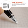 Gadpiparty 30Pcs Fountain Pen Nibs Set Replacement Nibs for Students