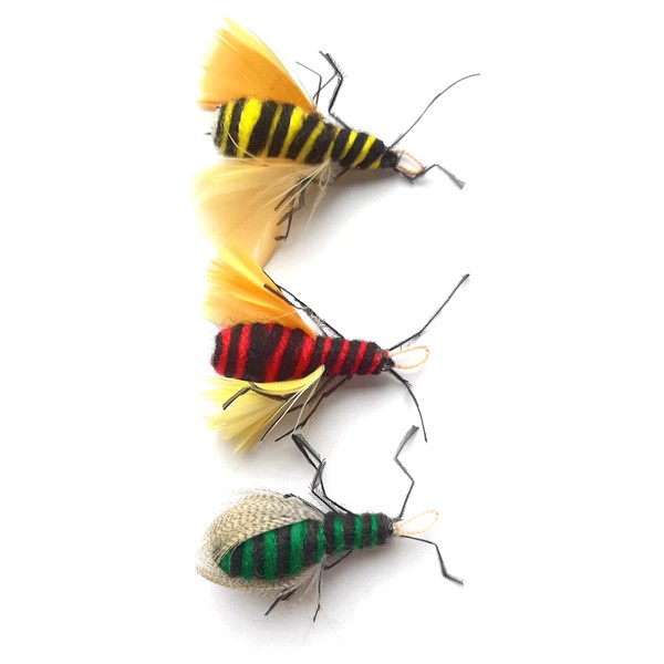 Kat Fly Teaser Wand with 3 Bee Cat Teasers Attachment