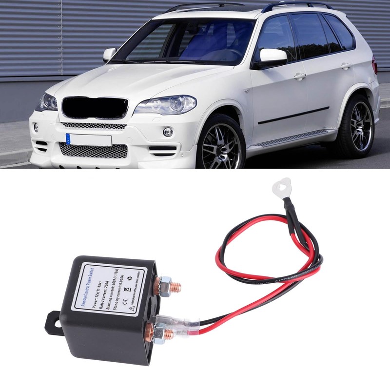 Diydeg Remote Battery Disconnect Switch, DC12V 120A/200A Anti Theft Upgrade