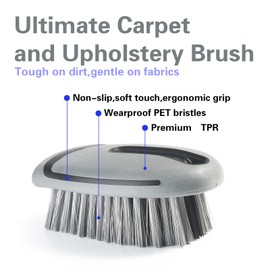 cepillo para polvo de limpieza de alfombras y tapicería, cepillo para polvo de limpieza de cerdas suaves, cepillo para polvo interior de piel para coche y hogar (paquete de 1)