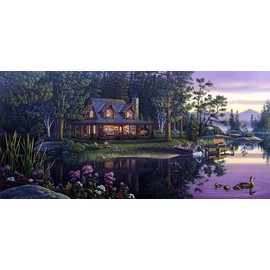 GOLDEN MOMENTS Signed and Numbered Limited Edition print by Kim Norlien 33"x17"