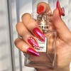 Hot Hot Pink Handmade Nail Tips - Natural / 핫
