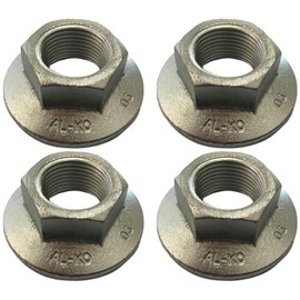 4 x M24 Alko 'One Shot' Axle End Nuts, Hub, Stake, 32mm, Knott, Trailer, Caravan, Genuine