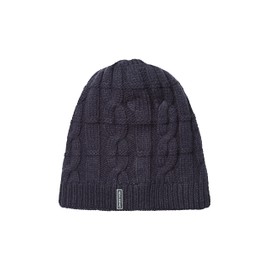 SEALSKINZ | Blakeney | Waterproof Cable Knit Unisex Beanie Hat | Everyday Outdoor Accessory | Lightweight & Breathable Navy