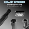 200 mm drill bit extension with 1 1/4 inch UNC