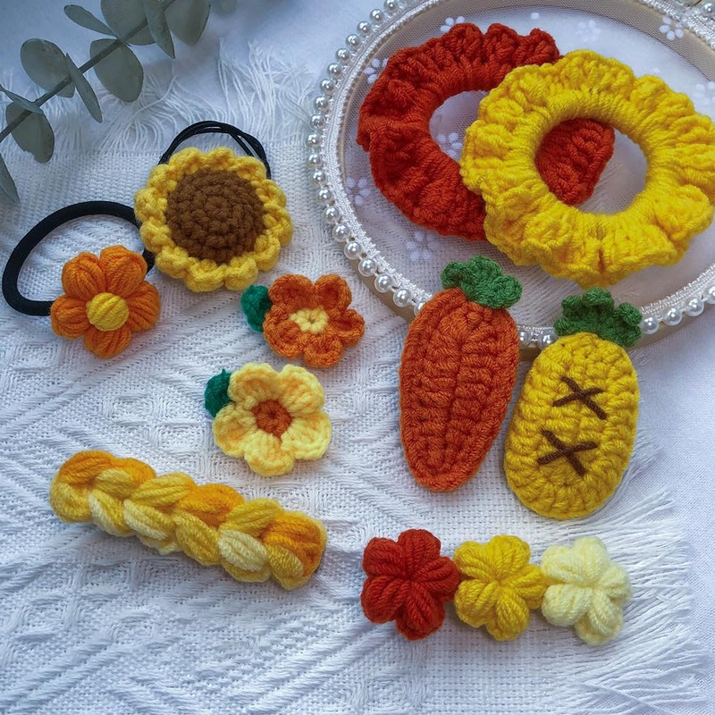 YOYEAH 46-Piece Crochet Hook Set for Beginners with 12 Colours