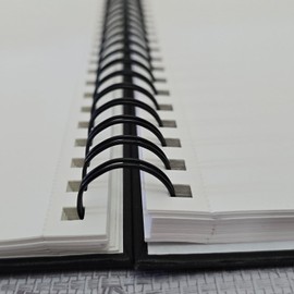 Derwent Big Book Hardback Sketch Book, A4 Portrait, Drawing & Writing, 86 Sheets, Acid-Free Paper, Wirebound Spine, Professional Quality, 2301607,Black,A4