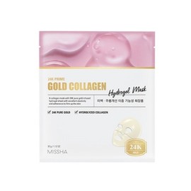 Missha 24k Prime Gold Collagen Hydrogel Mask 32g / 미샤 24K 프라임 골드 콜라겐 하이드로겔 마스크 32g