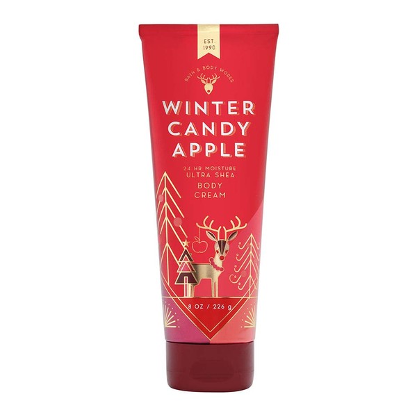 Bath & Body Works Winter Candy Apple Ultra Shea Crema corporal de 8 onzas