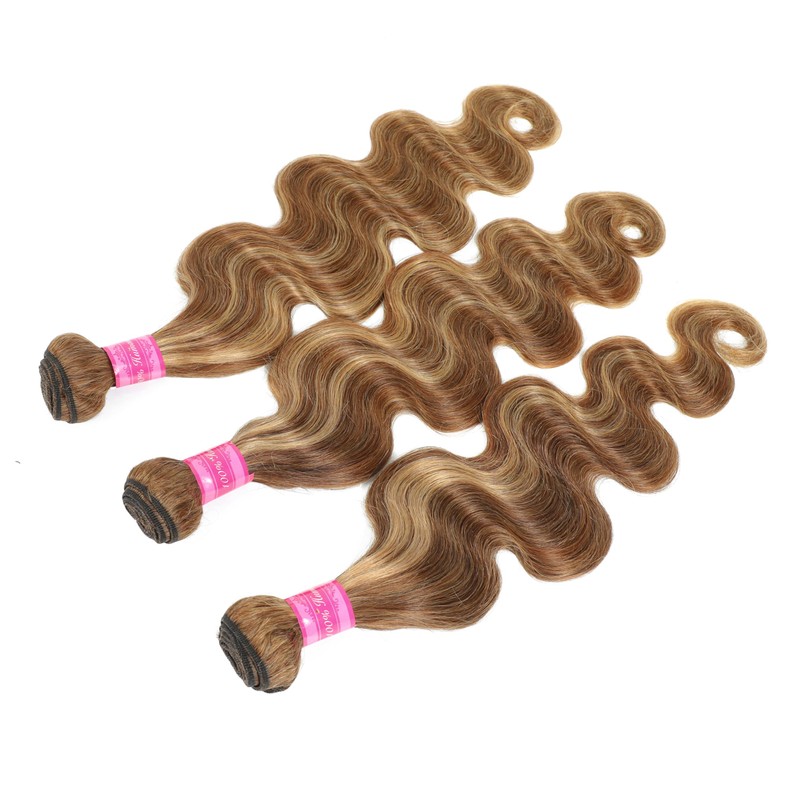 Honey Blonde Body Wave Bundles Ombre Brown Bundles Human Hair
