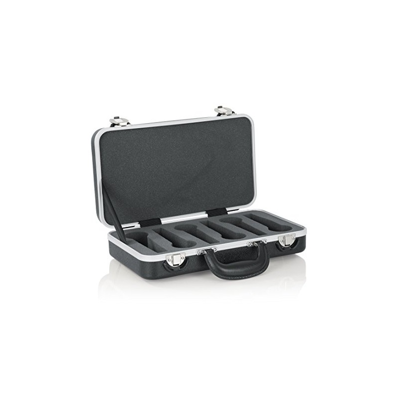 Gator GM-6-PE Estuche para 6 Micrófonos, negro