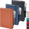 NIRMIRO 3 Pack Pocket Notebook Journals, Small Notepad Notebooks for