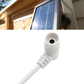 ECSiNG 2-Piece USB-C to Solar Panel Adapter Compatible with Ring Barrel Plug Compatible with Ring Super Solar Panel