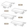 vctops 100% Waterproof Pu Leather Couch Cushion Covers Luxury Stretch