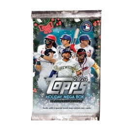 Topps 2024 Holiday Baseball Factory Sealed Mega Box - Baseball Wax Packs