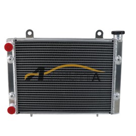 CoolingSnow 1 Row Aluminum Radiator For 2010-2014 Polaris Ranger 400 500 570 800 900 All Aluminun Radiators