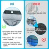Round Leaf Cover for Above Ground Pool 24Ft Durable Black