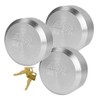Master Lock American/Master Lock - (3) Keyed Alike Solid Steel,