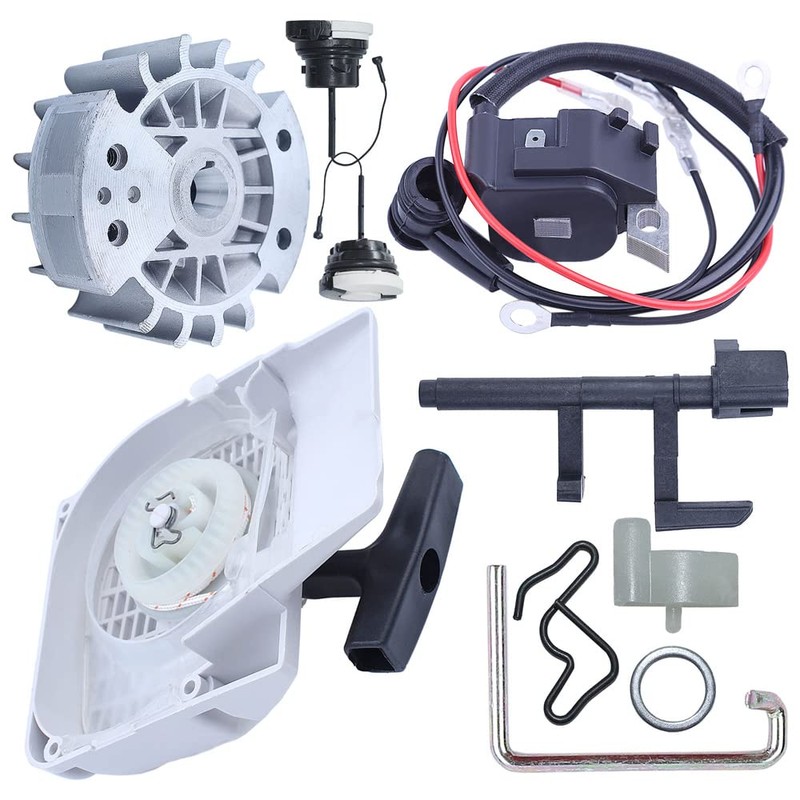 Mtanlo Flywheel Ignition Coil Recoil Starter Kit For Stihl Ms250