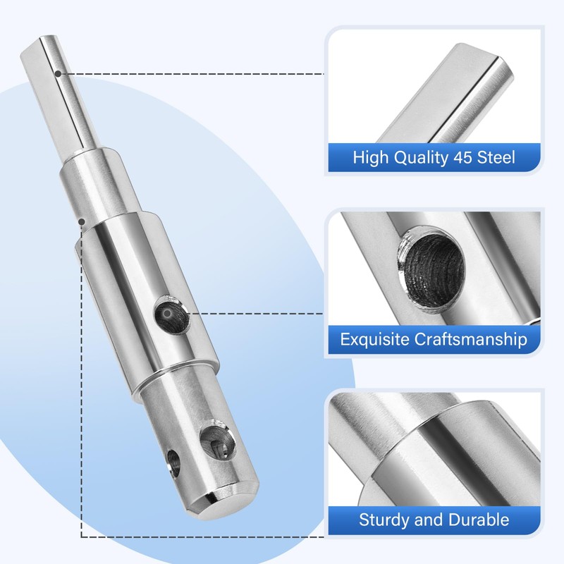 Two Stage Auger Adapter Alloy Steel Auger Drill Attachment Fits