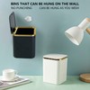 Small Table Bin with Lid, 2 L, Mini Table Waste