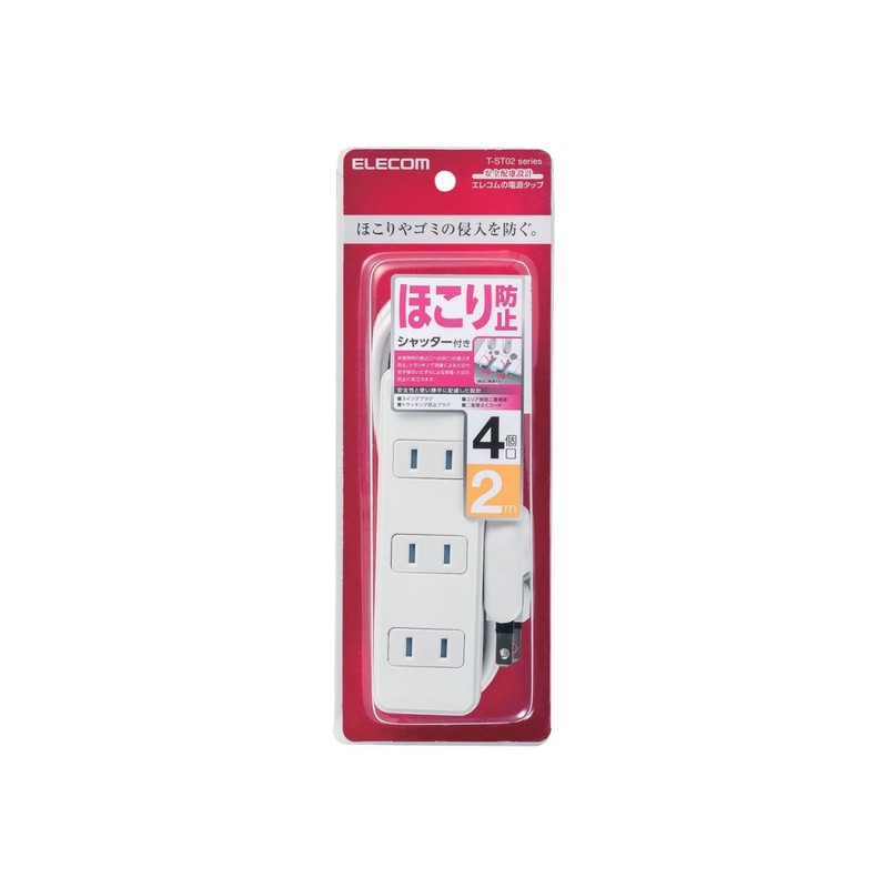 ELECOM T - ST02 - 22WH Series Power Strip with