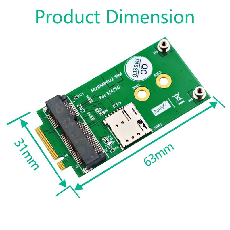 Byttlerom M.2 NGFF to Mini PCI-E Adapter M.2 Key B